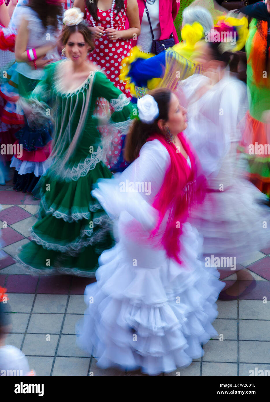 Spanien, Andalusien, Provinz Sevilla, Sevilla, Parque de Maria Luisa (Maria Luisa Park), Plaza de Espana Stockfoto