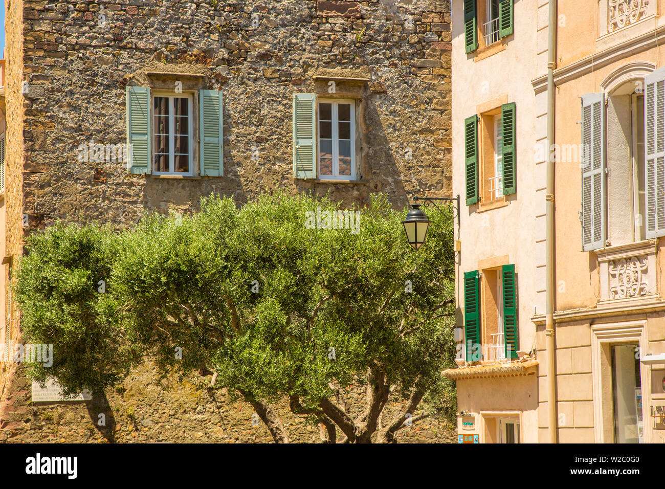 Altstadt, St. Tropez, Var, Provence-Alpes-Cote d'Azur, Französische Riviera, Frankreich Stockfoto