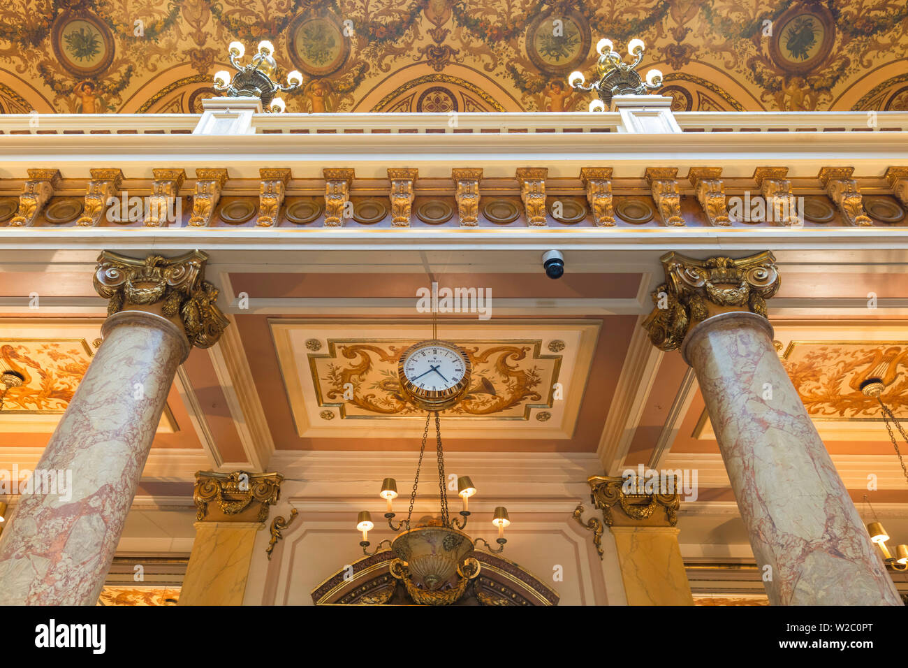 Casino-Interieur, Monte Carlo, Monaco Stockfoto