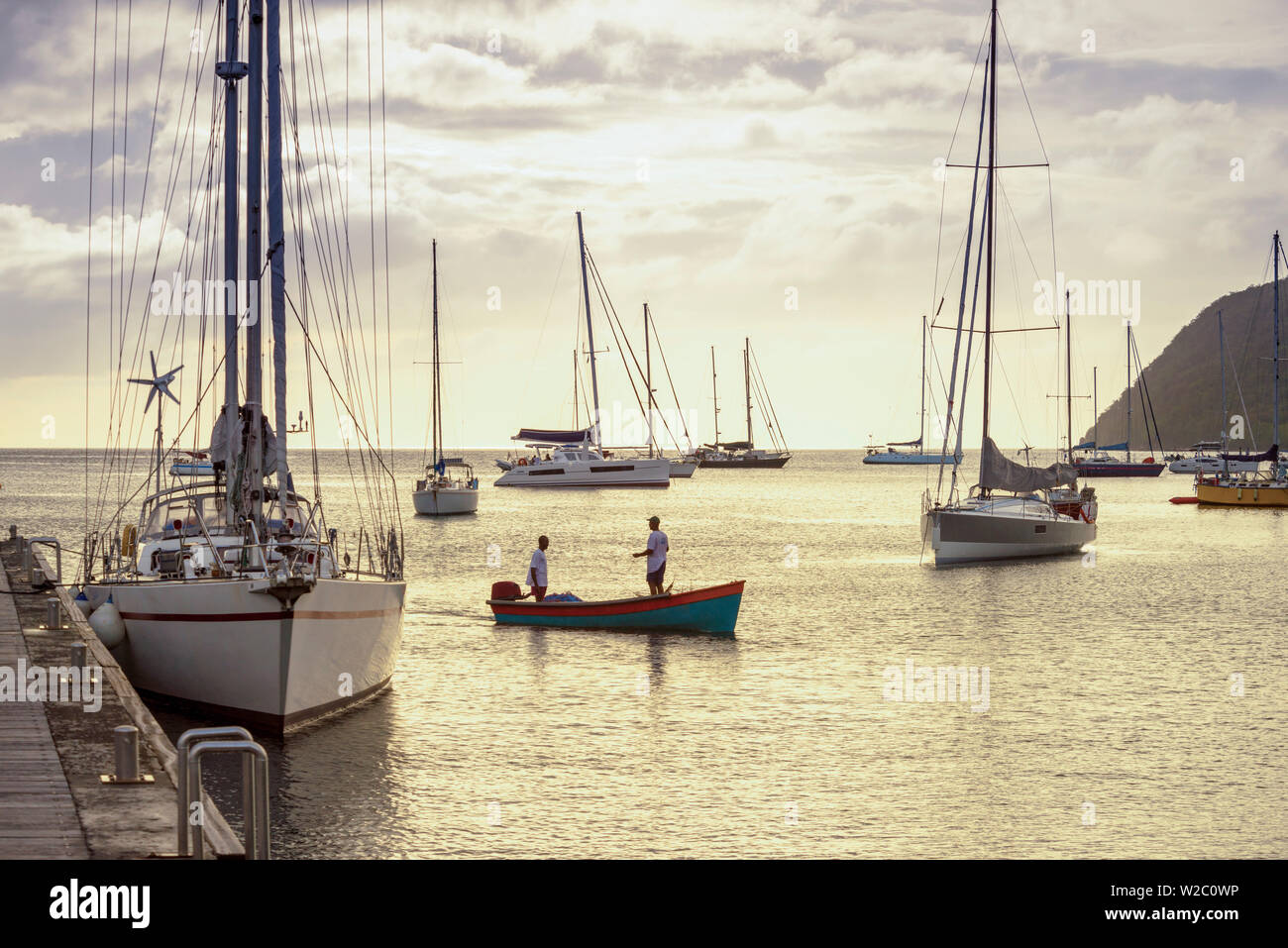 Karibik, Martinique, Les Anse d'Arlet, Grand Anse Beach Stockfoto