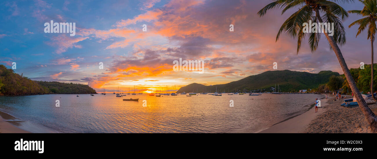 Karibik, Martinique, Les Anse d'Arlet, Grand Anse Beach Stockfoto