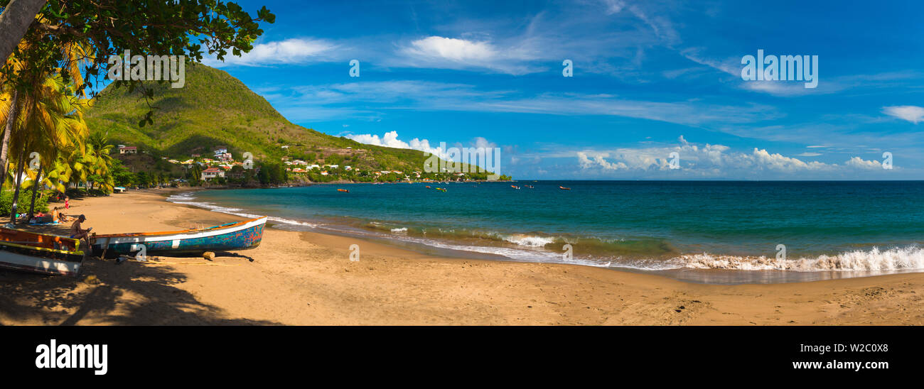 Karibik, Martinique, Les Anse d'Arlet, Petite Anse Stockfoto