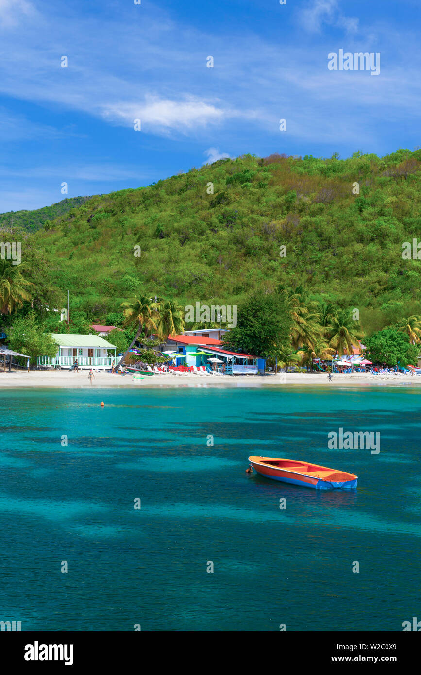 Karibik, Martinique, Les Anse d'Arlet, Grand Anse Beach Stockfoto