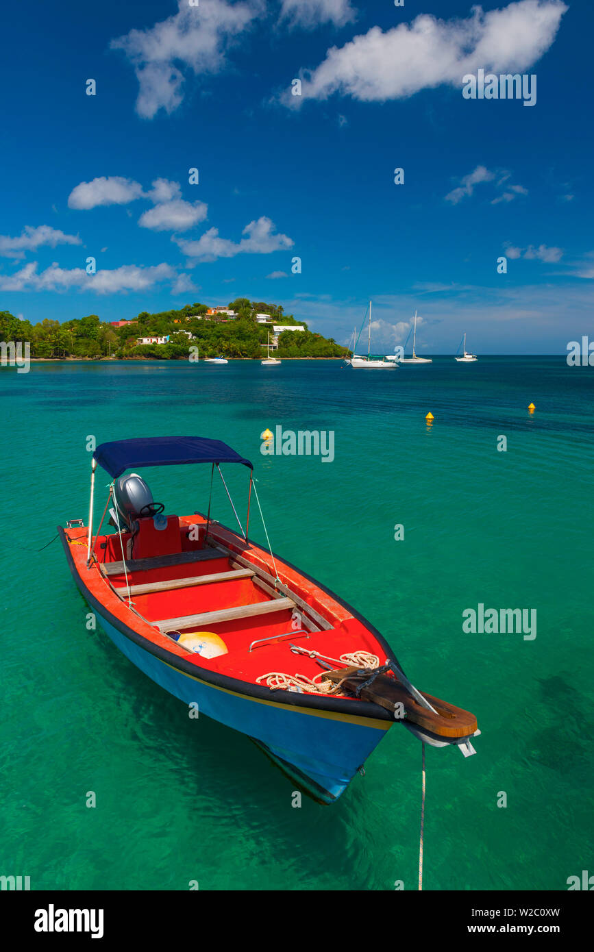 Karibik, Martinique, Pointe du Bout, Anse Strasse Mitan Stockfoto