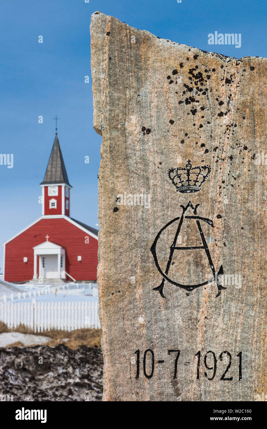 Nuuk, Grönland Frelsers Kirche Kirche Stockfoto
