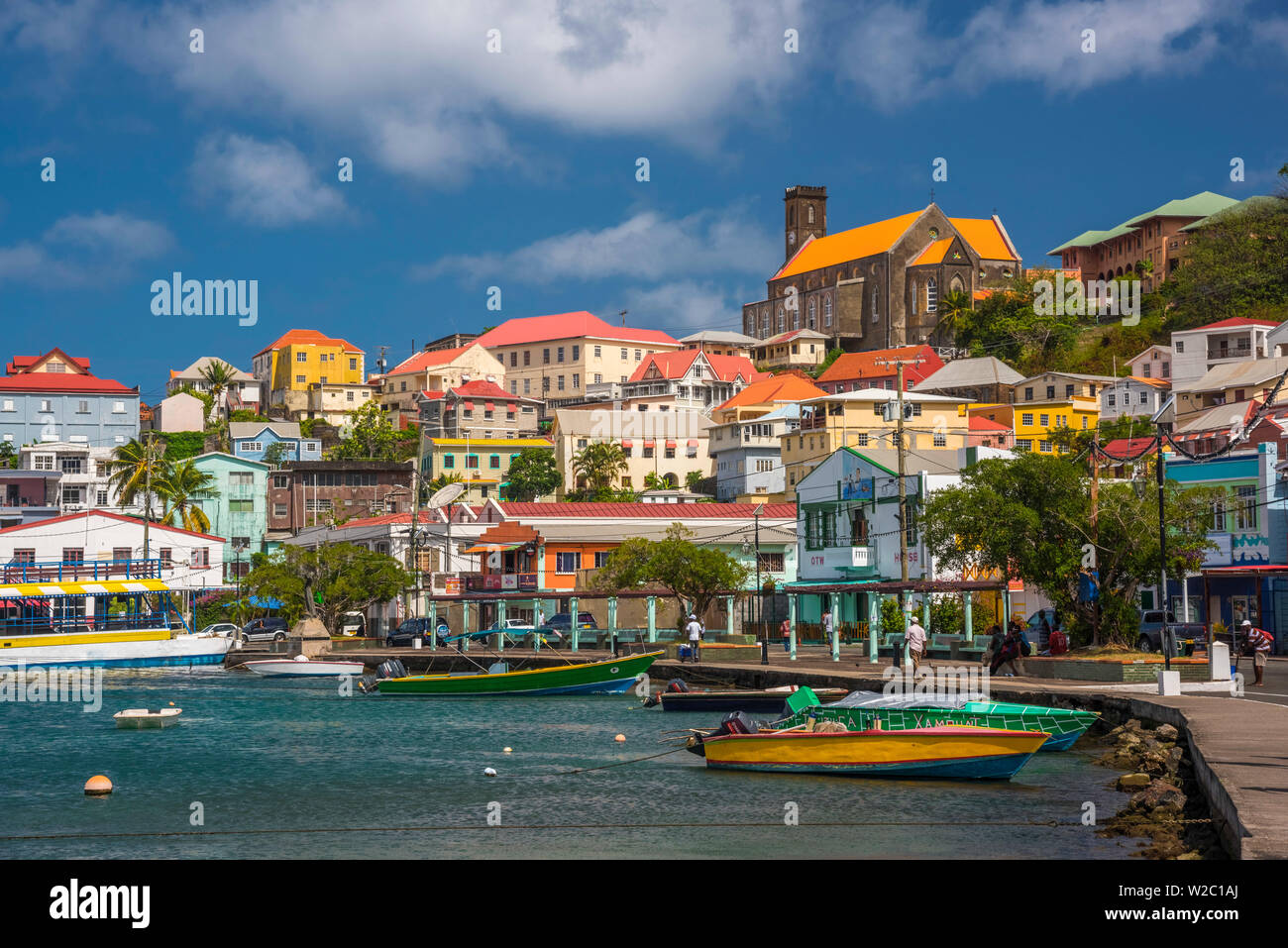 Karibik, Grenada, St. George's, Carenage Stockfoto