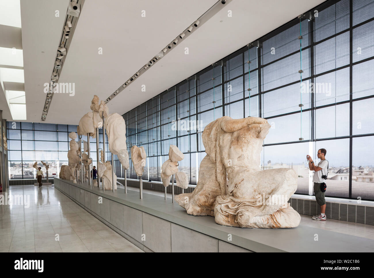 Griechenland, Athen, das neue Akropolis Museum, og Skulptur Galerie Stockfoto