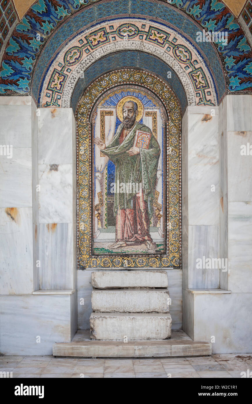 Griechenland, Mazedonien Zentralregion, Veria, Saint-Paul, der Christentum in Veria 49-51 n. Chr. predigte-Denkmal Stockfoto