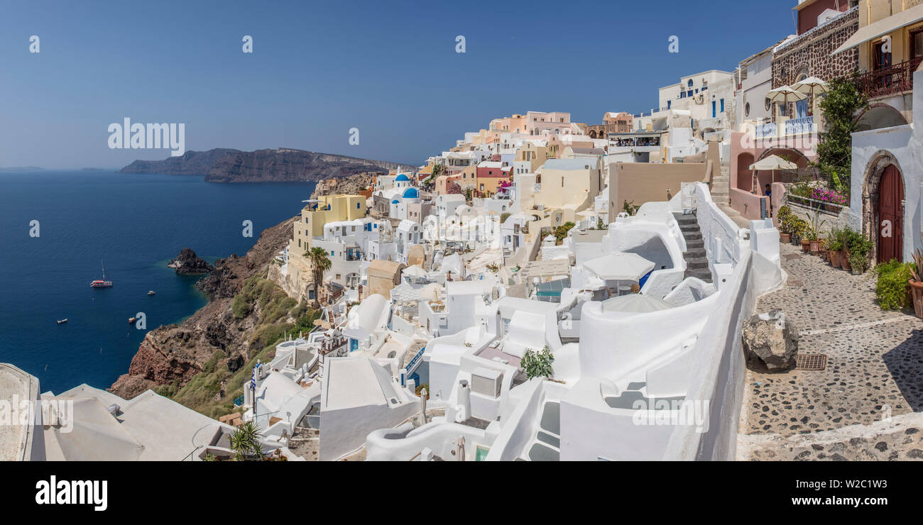 Oia, Santorini (Thira), Kykladen, Griechenland Stockfoto