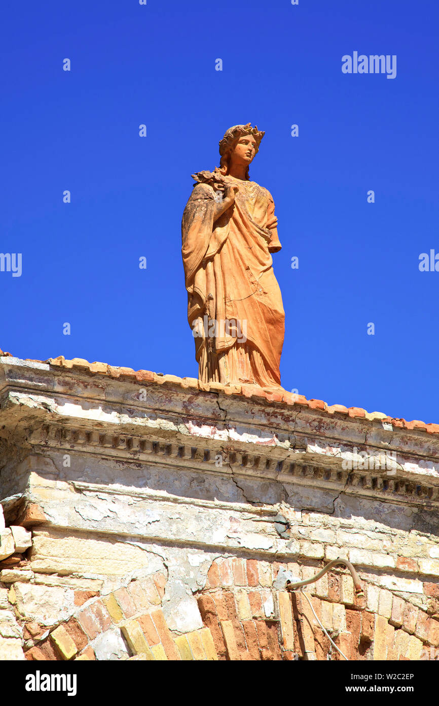 Statue der Aphrodite, Loggos Paxos, die Ionischen Inseln, griechische Inseln, Griechenland, Europa Stockfoto