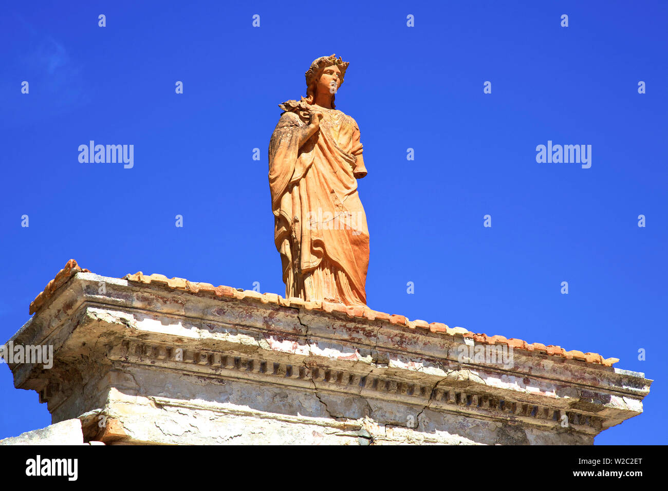 Statue der Aphrodite, Loggos Paxos, die Ionischen Inseln, griechische Inseln, Griechenland, Europa Stockfoto