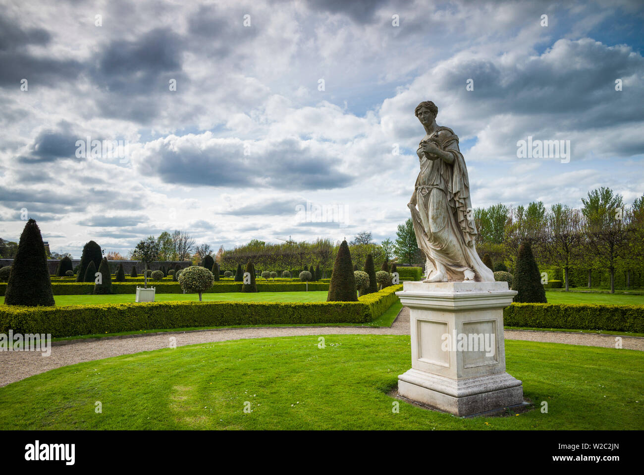 Irish Museum of Modern Art, Garten, Royal Hospital Kilmainham, Dublin, Irland Stockfoto