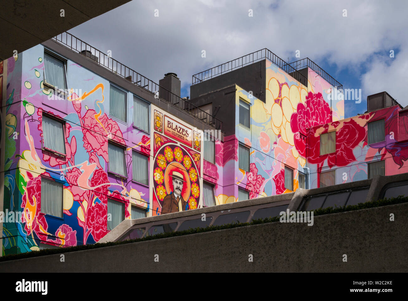 Irland, Dublin, Temple Bar Gegend, Blooms Hotel außen Stockfoto