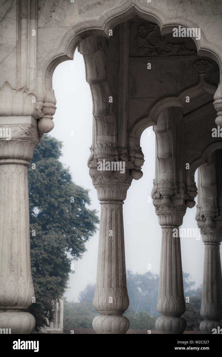 Indien, Delhi, Old Delhi, Rotes Fort Stockfoto