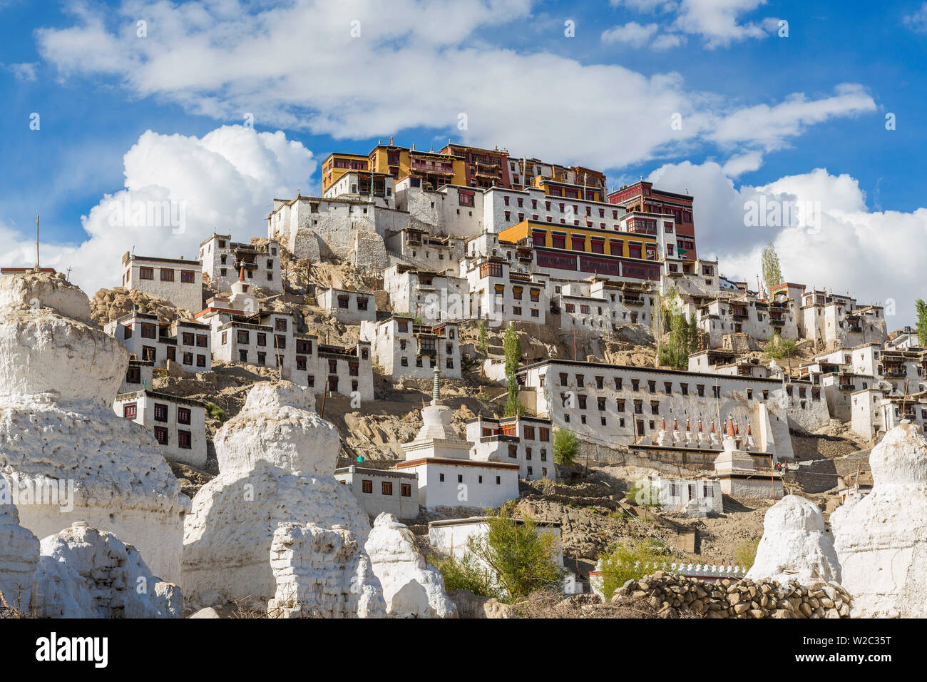 Thikse Kloster Thikse nr Leh, Ladakh, Indien Stockfoto