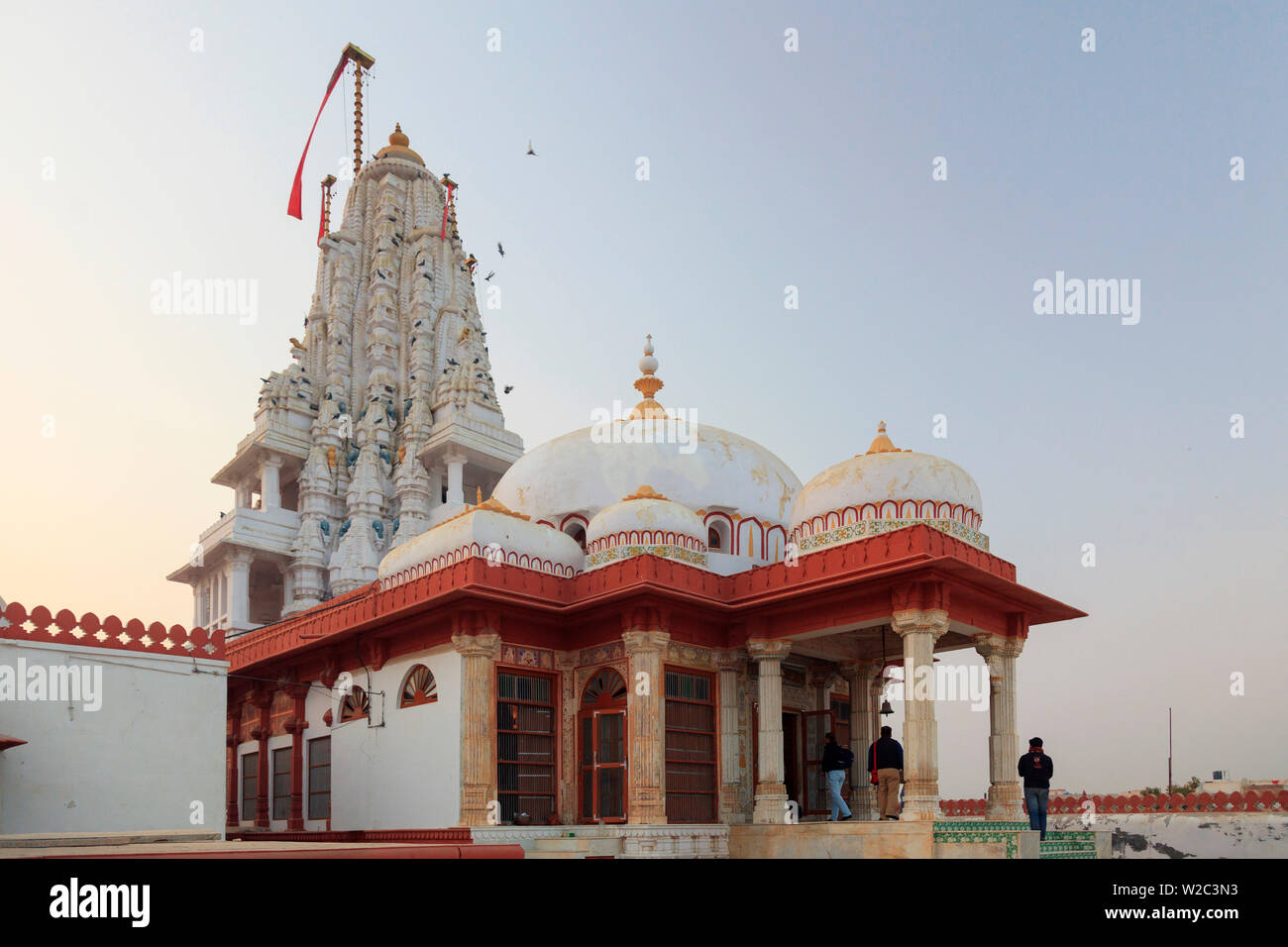 Indien, Rajasthan, Bikaner, Bhandasar Jain Tempel Stockfoto