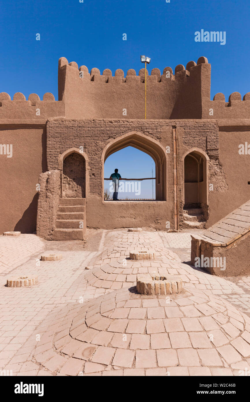 Iran, südöstlichen Iran Rayen, Arg e Rayen, uralten Adobe Zitadelle Stockfoto