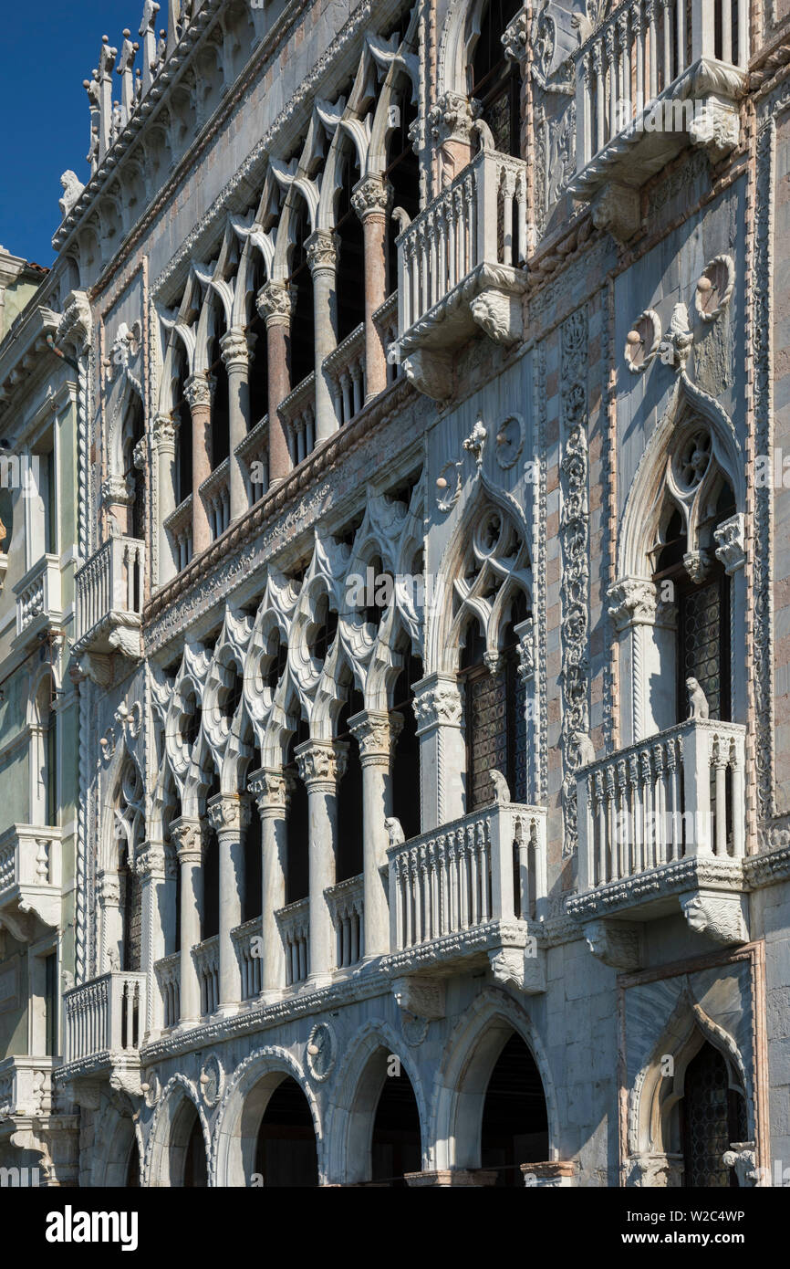 Ca' d'Oro, Canale grande, Venedig, Italien Stockfoto