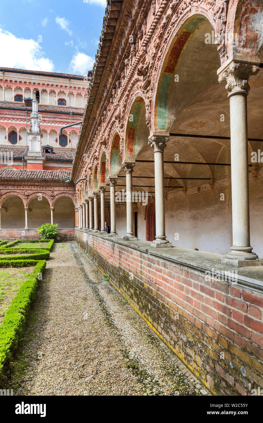 Kloster Certosa di Pavia, Lombardei, Italien Stockfoto
