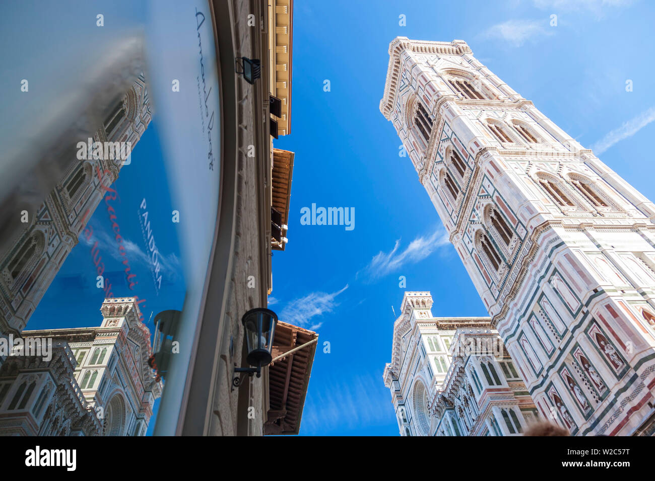 Campanile der Duomo, Florenz Toskana Italien Stockfoto