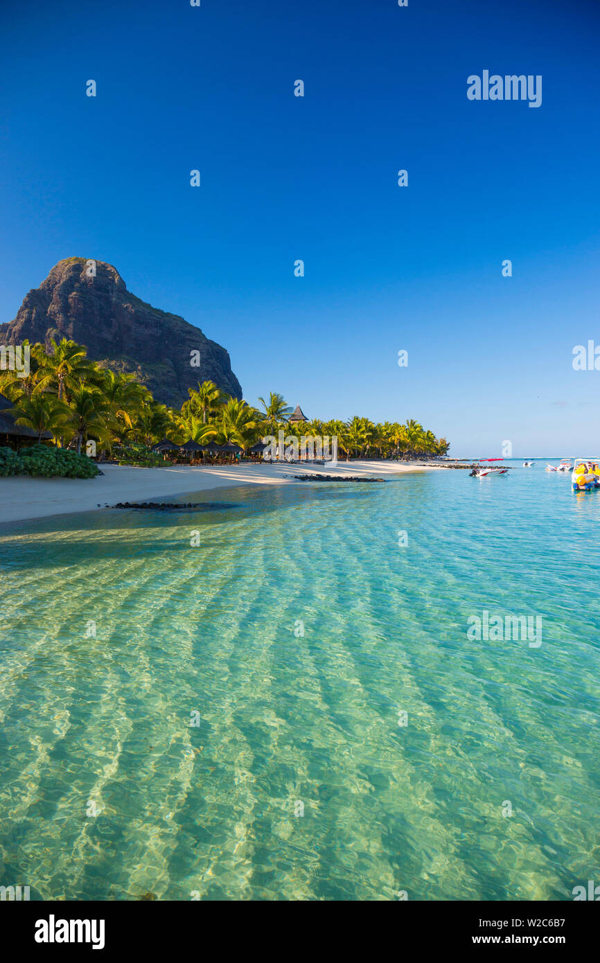 Beachcomber Paradis Hotel, Le Morne Brabant Halbinsel, Black River (Riviere Noire), Westküste Mauritius Stockfoto