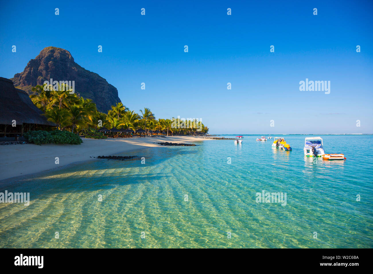 Beachcomber Paradis Hotel, Le Morne Brabant Halbinsel, Black River (Riviere Noire), Westküste Mauritius Stockfoto