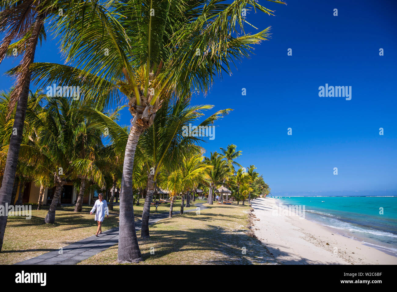 Beachcomber Dinarobin Hotel, Halbinsel Le Morne Brabant, Black River (Riviere Noire), Westküste Mauritius Stockfoto