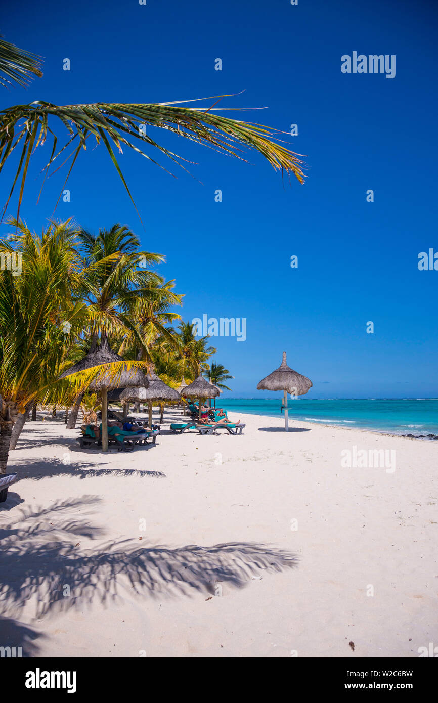 Beachcomber Dinarobin Hotel, Halbinsel Le Morne Brabant, Black River (Riviere Noire), Westküste Mauritius Stockfoto