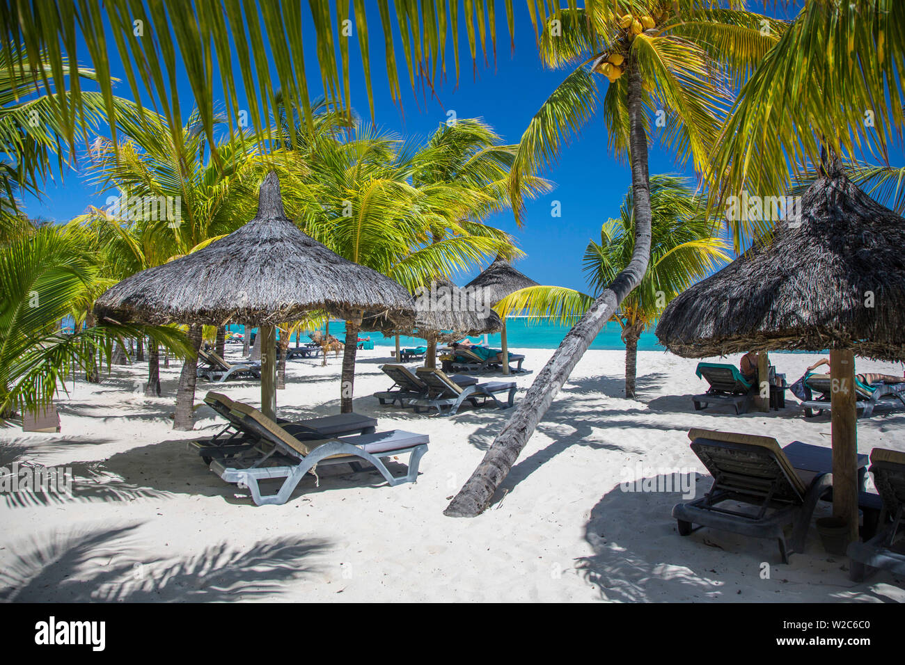 Beachcomber Dinarobin Hotel, Halbinsel Le Morne Brabant, Black River (Riviere Noire), Westküste Mauritius Stockfoto