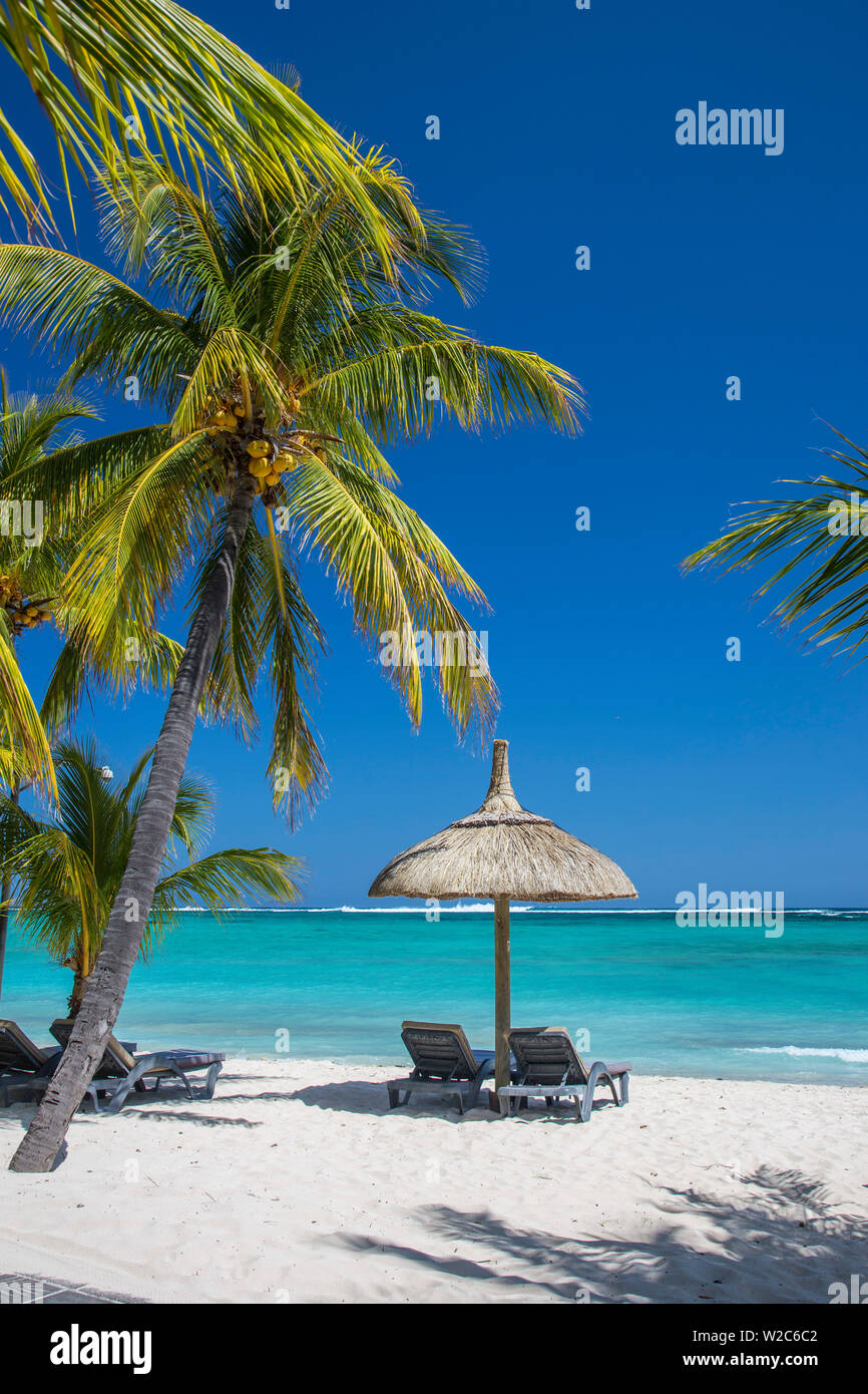 Beachcomber Dinarobin Hotel, Halbinsel Le Morne Brabant, Black River (Riviere Noire), Westküste Mauritius Stockfoto