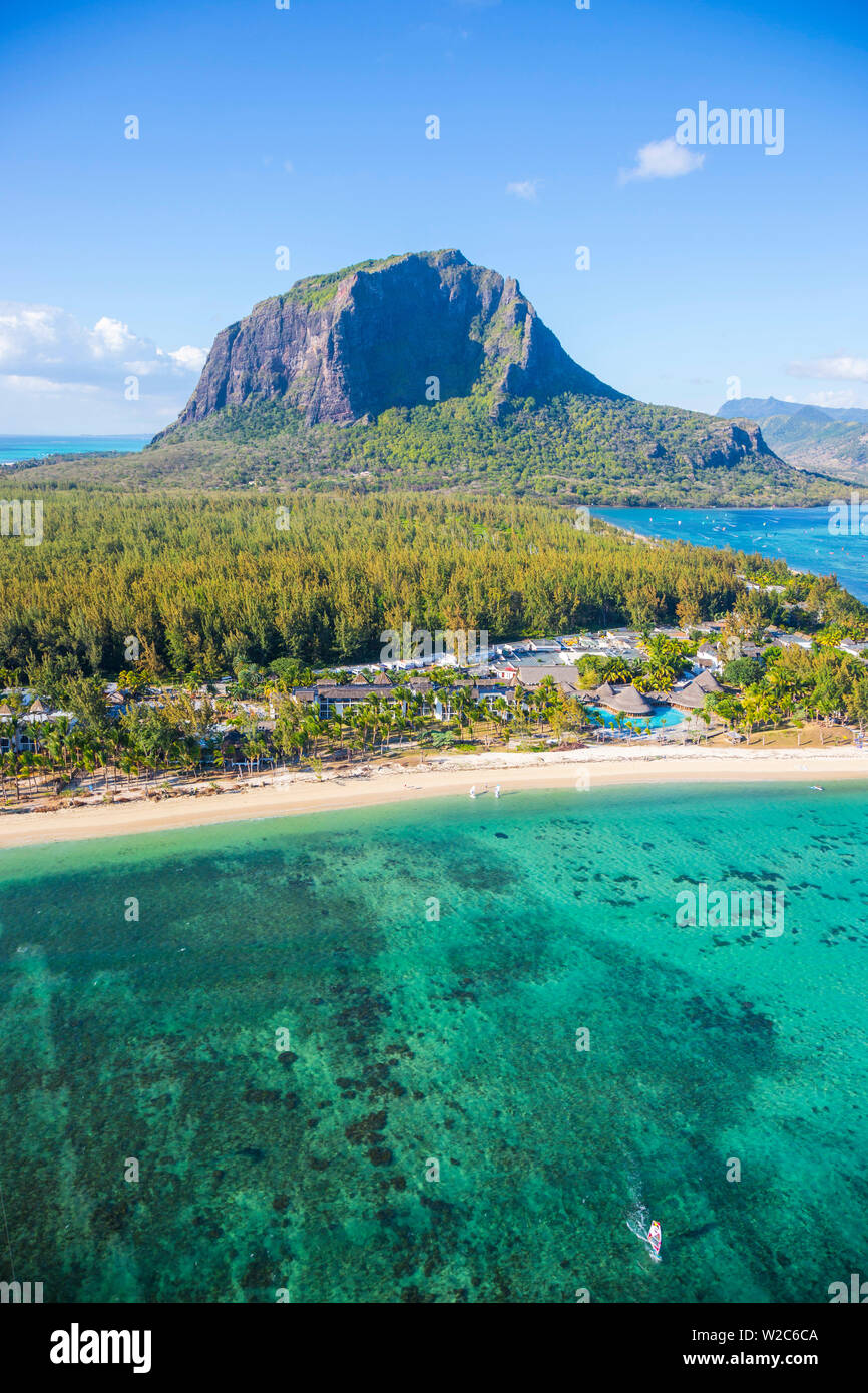 St. Regis Resort, Halbinsel Le Morne Brabant, Black River (Riviere Noire), Westküste Mauritius Stockfoto