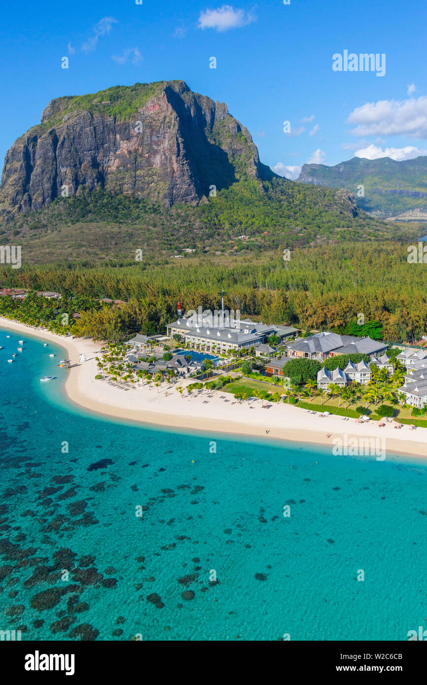 St. Regis Resort, Halbinsel Le Morne Brabant, Black River (Riviere Noire), Westküste Mauritius Stockfoto