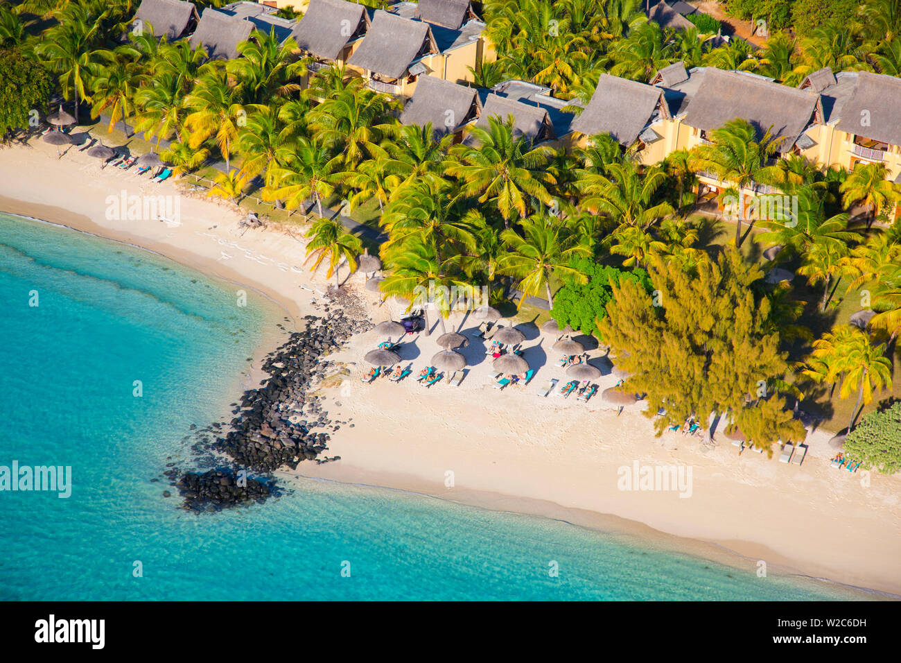 Beachcomber Paradis Hotel, Le Morne Brabant Halbinsel, Black River (Riviere Noire), Westküste Mauritius Stockfoto