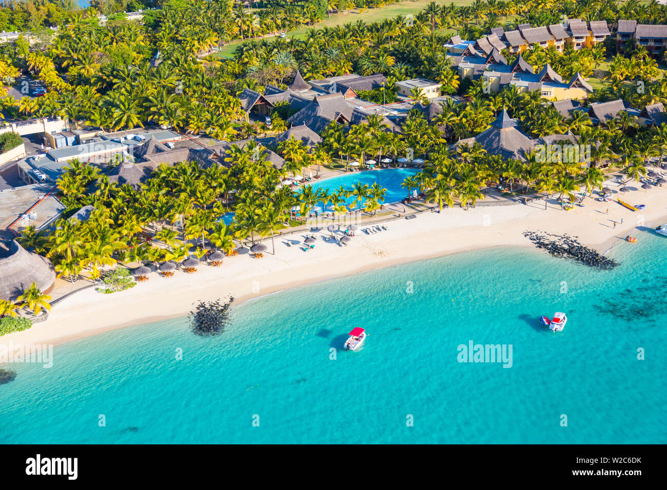 Beachcomber Paradis Hotel, Le Morne Brabant Halbinsel, Black River (Riviere Noire), Westküste Mauritius Stockfoto