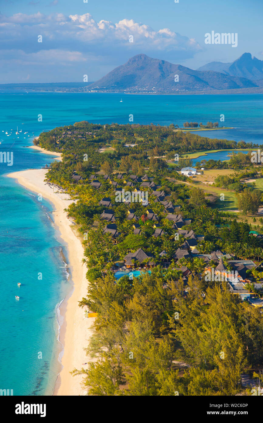 Beachcomber Paradis Hotel, Le Morne Brabant Halbinsel, Black River (Riviere Noire), Westküste Mauritius Stockfoto