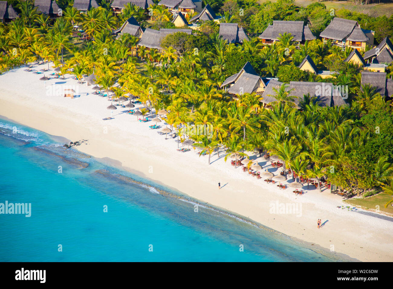 Beachcomber Dinarobin Hotel, Halbinsel Le Morne Brabant, Black River (Riviere Noire), Westküste Mauritius Stockfoto