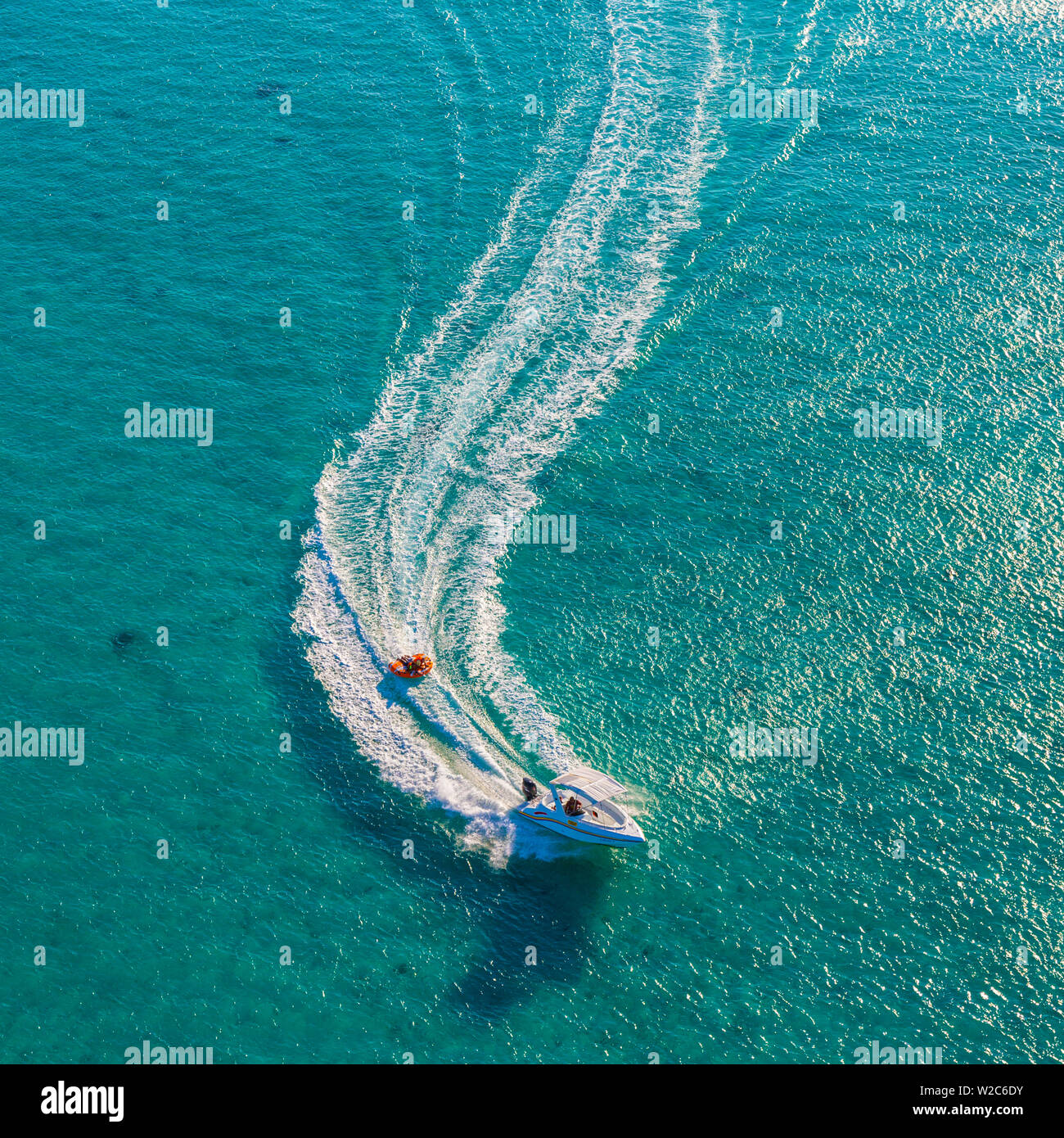 Halbinsel Le Morne Brabant, Black River (Riviere Noire), Westküste Mauritius Stockfoto