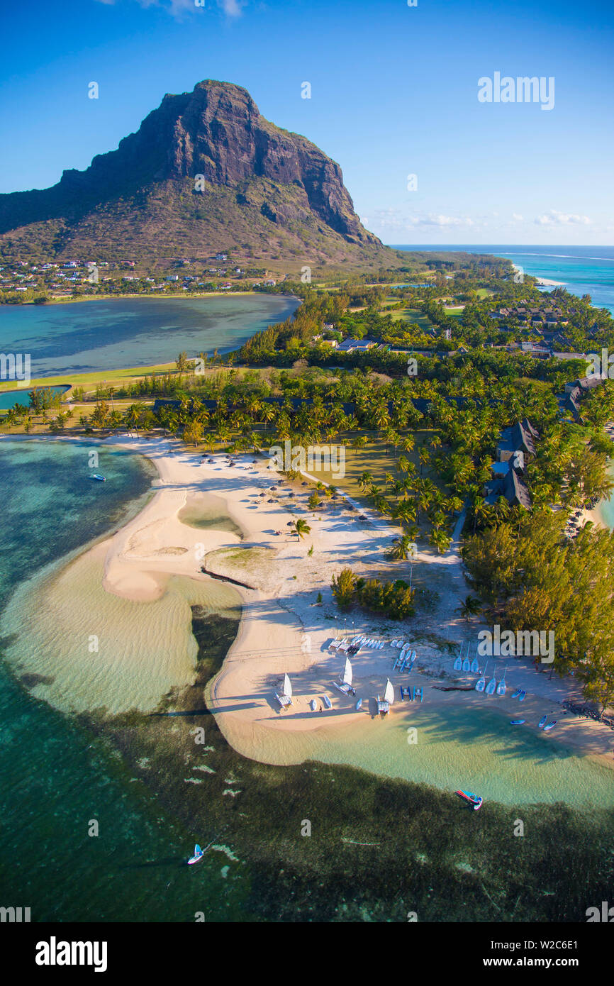 Beachcomber Paradis Hotel, Le Morne Brabant Halbinsel, Black River (Riviere Noire), Westküste Mauritius Stockfoto