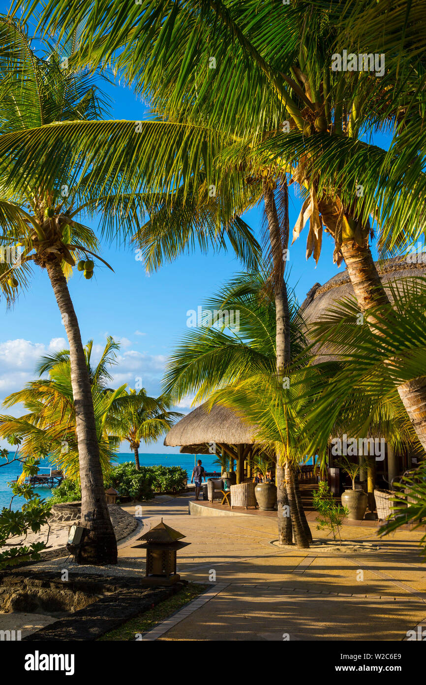 Beachcomber Paradis Hotel, Le Morne Brabant Halbinsel, Black River (Riviere Noire), Westküste Mauritius Stockfoto