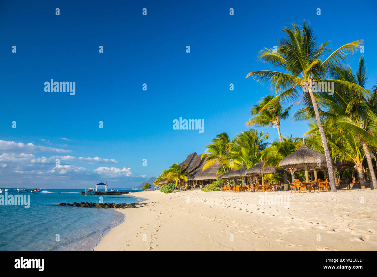 Beachcomber Paradis Hotel, Le Morne Brabant Halbinsel, Black River (Riviere Noire), Westküste Mauritius Stockfoto