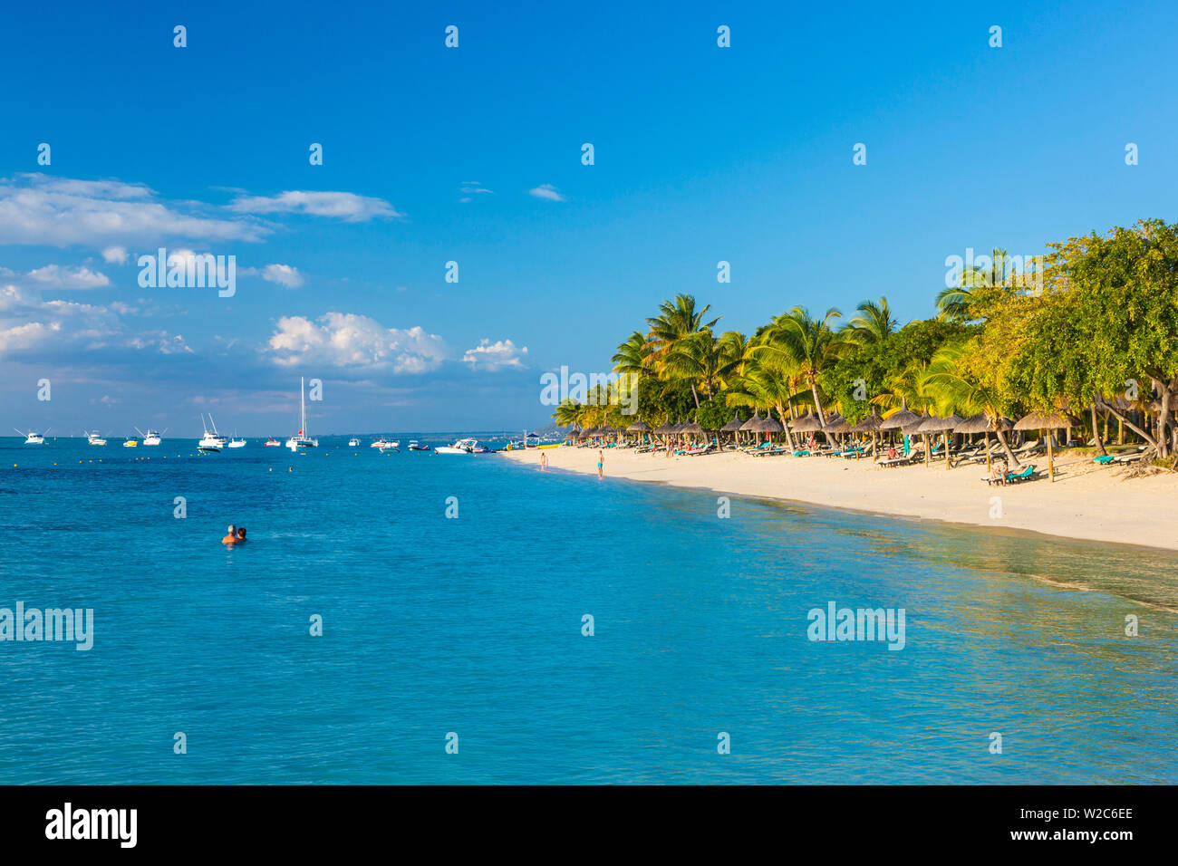 Beachcomber Paradis Hotel, Le Morne Brabant Halbinsel, Black River (Riviere Noire), Westküste Mauritius Stockfoto