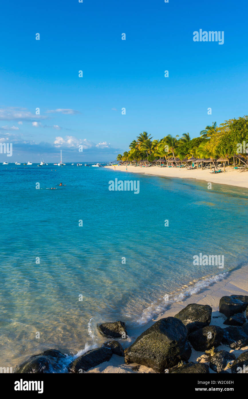 Beachcomber Paradis Hotel, Le Morne Brabant Halbinsel, Black River (Riviere Noire), Westküste Mauritius Stockfoto