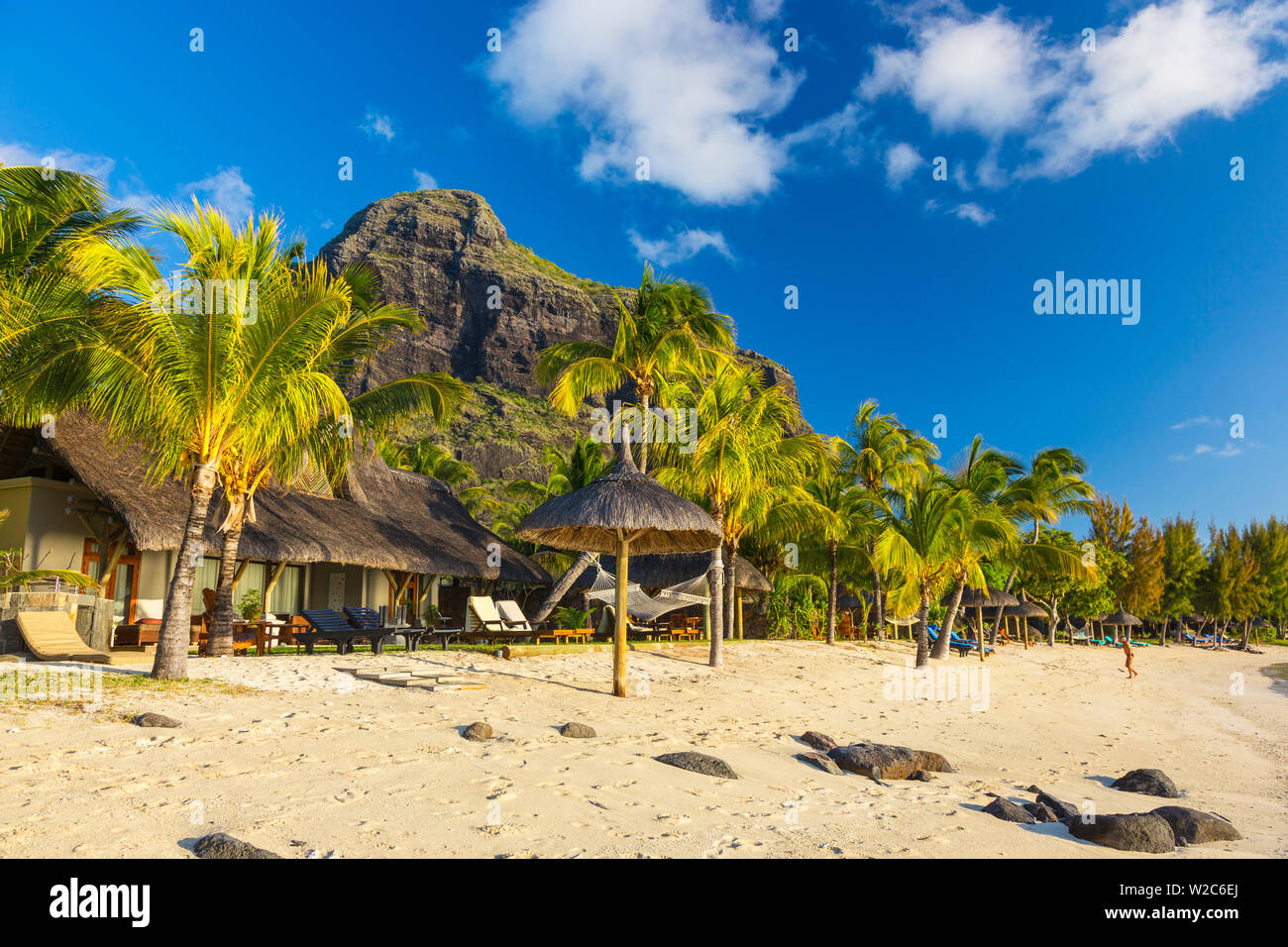 Beachcomber Paradis Hotel, Le Morne Brabant Halbinsel, Black River (Riviere Noire), Westküste Mauritius Stockfoto