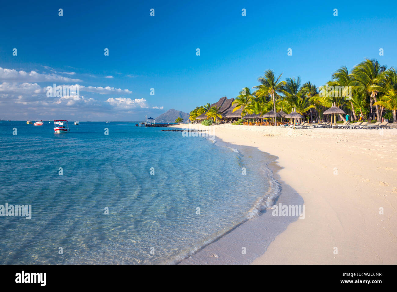 Beachcomber Paradis Hotel, Le Morne Brabant Halbinsel, Black River (Riviere Noire), Westküste Mauritius Stockfoto