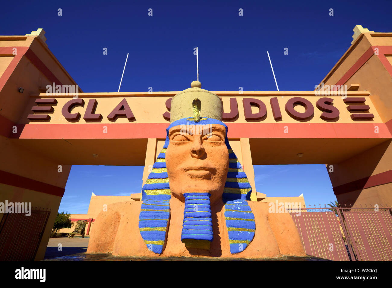 CLA Film Studios, Ouarzazate, Marokko, Nordafrika Stockfoto