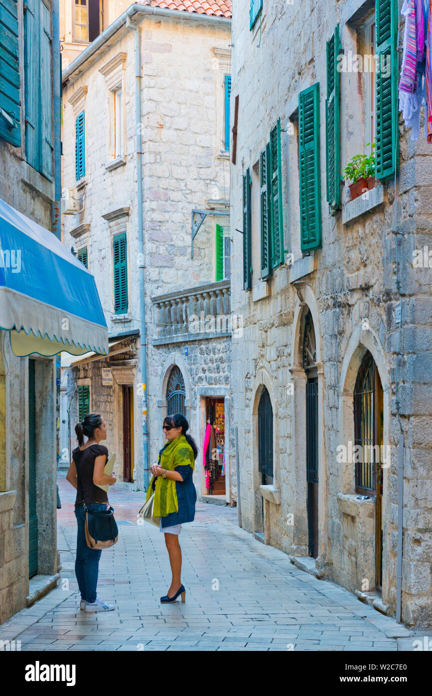 Montenegro, Bucht von Kotor, Kotor, Altstadt, Stari Grad Stockfoto
