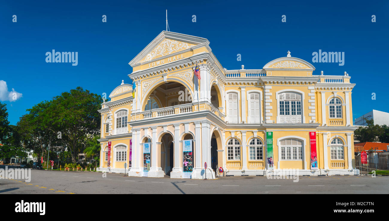 Malaysia, Penang, Georgetown, Rathaus Stockfoto