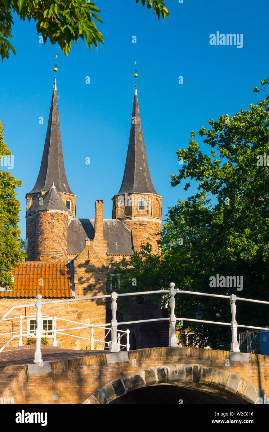 Niederlande, Südholland (Zuid-Holland), Delft, Oostpoort (östliche Tor) Stockfoto