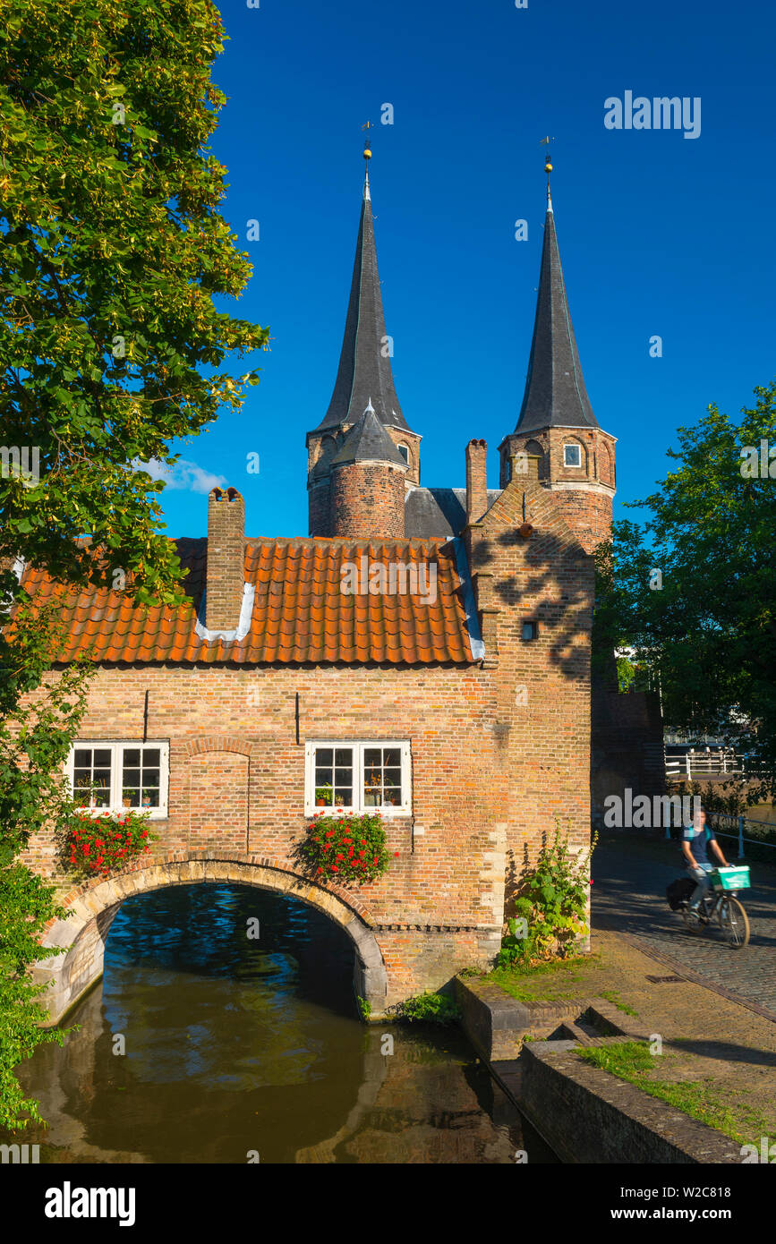 Niederlande, Südholland (Zuid-Holland), Delft, Oostpoort (östliche Tor) Stockfoto