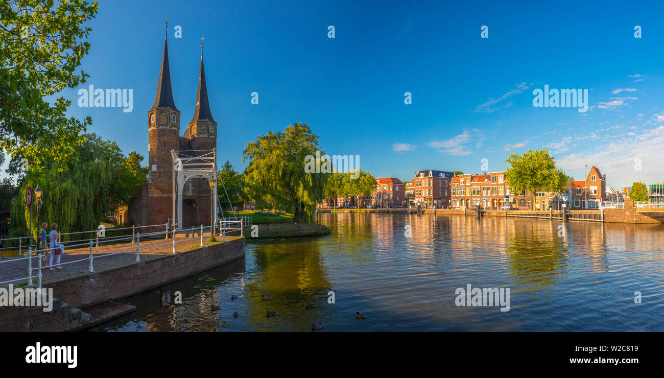 Niederlande, Südholland (Zuid-Holland), Delft, Oostpoort (östliche Tor) Stockfoto